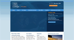 Desktop Screenshot of musicnapavalley.org