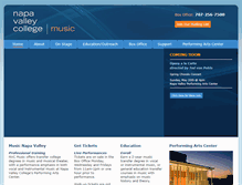 Tablet Screenshot of musicnapavalley.org